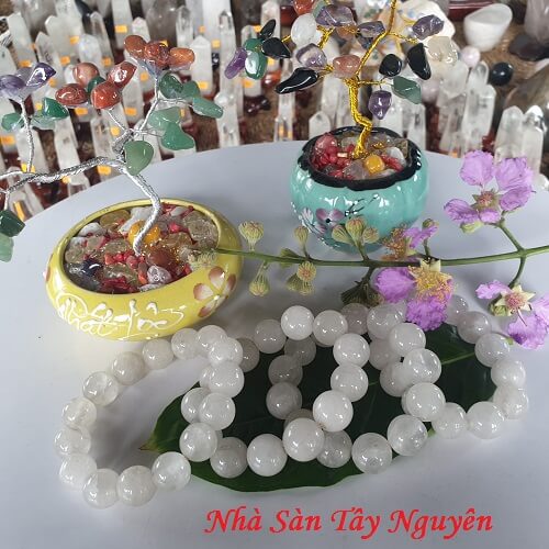 Feng Shui White Quartz Bracelets