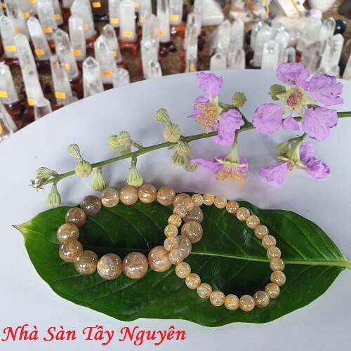 Natural Stone Blonde Quartz Bracelets