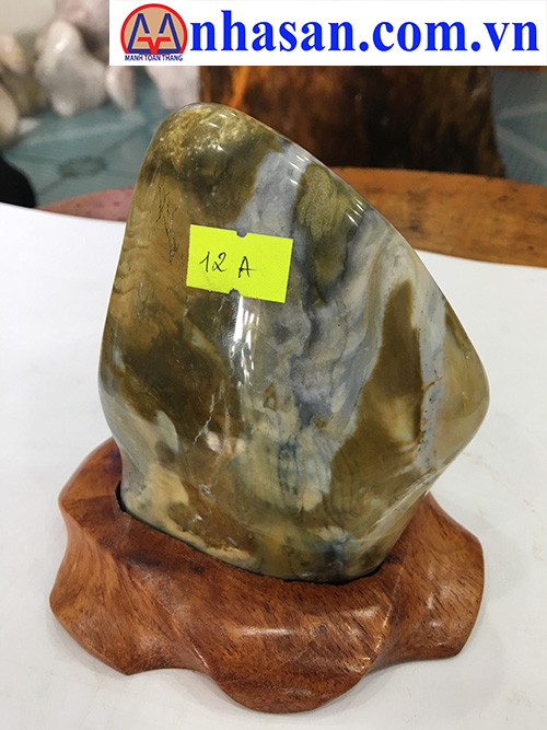 Đá mã não xanh phong thuỷ-2