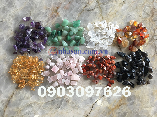 Shredded quartz stone feng shui