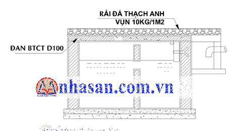 Đá thạch anh vụn rải hầm cầu