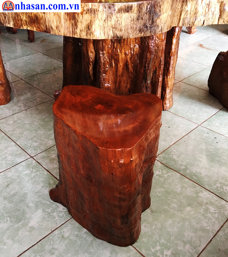 4 đôn gỗ vú sữa tự nhiên 1
