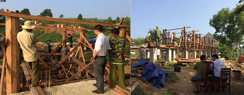 Lắp dựng nhà sàn tây nguyên