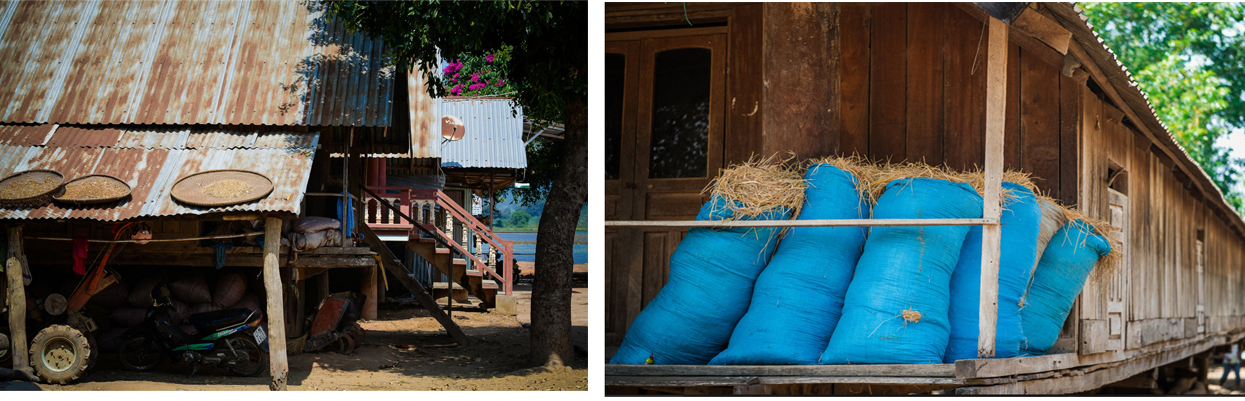 Nhà sàn quanh Hồ Lăk