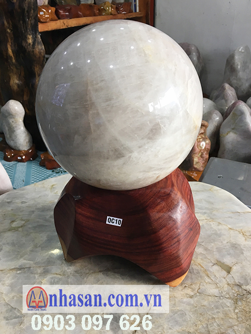 Quả cầu đá thạch anh-QC10.1