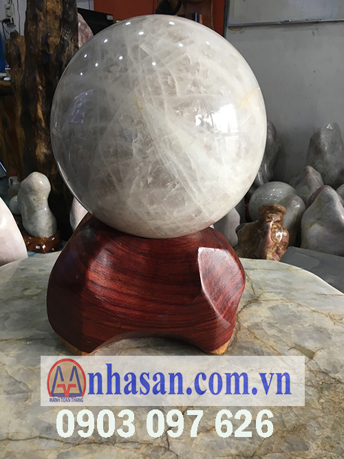 Quả cầu đá thạch anh-QC10