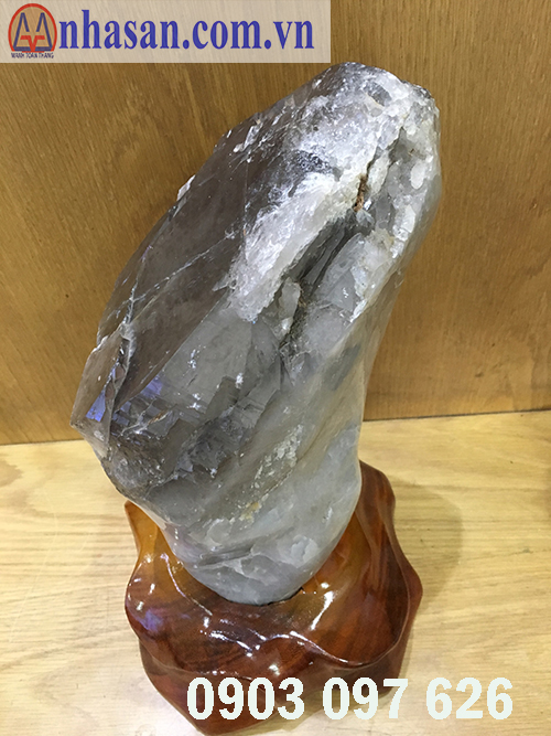 TRỤ ĐÁ THẠCH ANH TINH THỂ ÁM KHÓI-T75.3