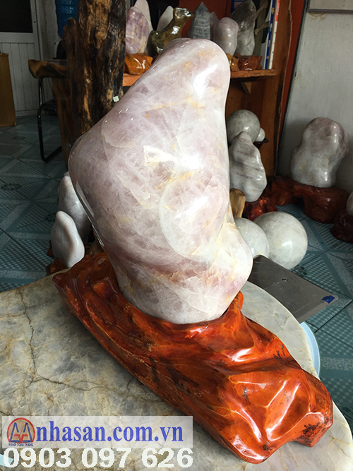 White quartz stone butt-T58.2