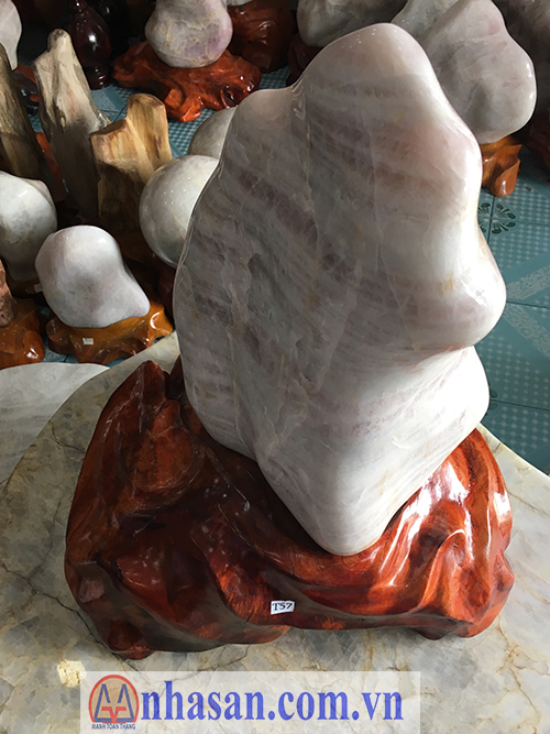 Pink amethyst stone pillar-T57.2