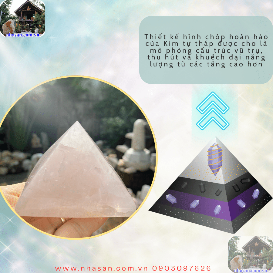 Kim tự tháp phong thủy là biểu tượng của trường tồn, quyền lực và tri thức uyên thâm Kim tự tháp phong thủy là biểu tượng của trường tồn, quyền lực và tri thức uyên thâm