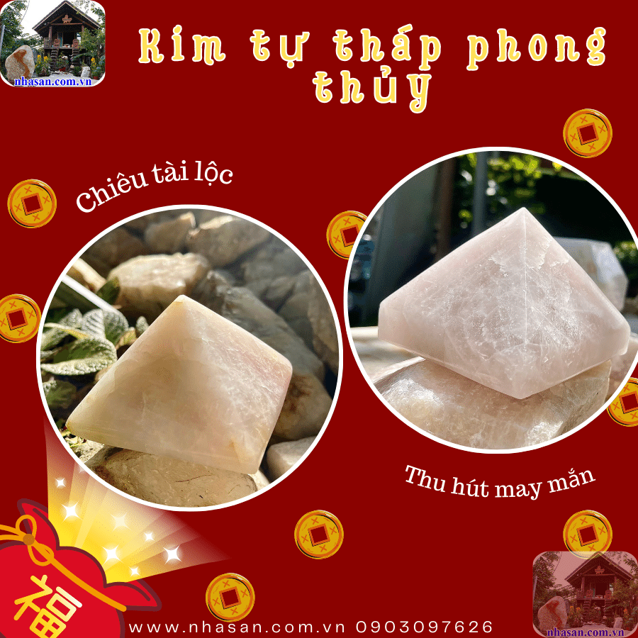 Đá kim tự tháp còn giúp thu hút may mắn và chiêu mộ tài khí Đá kim tự tháp còn giúp thu hút may mắn và chiêu mộ tài khí