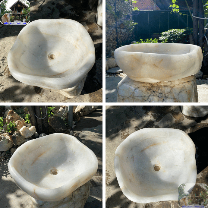 Lavabo thạch anh có khả năng chịu lực, chịu nhiệt tốt Lavabo thạch anh có khả năng chịu lực, chịu nhiệt tốt