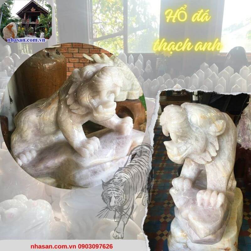 Hổ đá thạch anh hồng tự nhiên Hổ đá thạch anh hồng tự nhiên