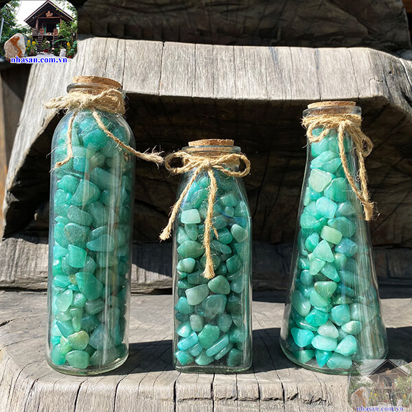 Lọ đá thạch anh xanh ngọc