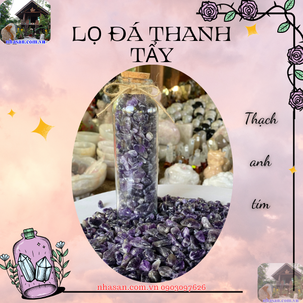 Lọ đá thanh tẩy giúp cải thiện sức khỏe tinh thần và thể chất Lọ đá thanh tẩy giúp cải thiện sức khỏe tinh thần và thể chất