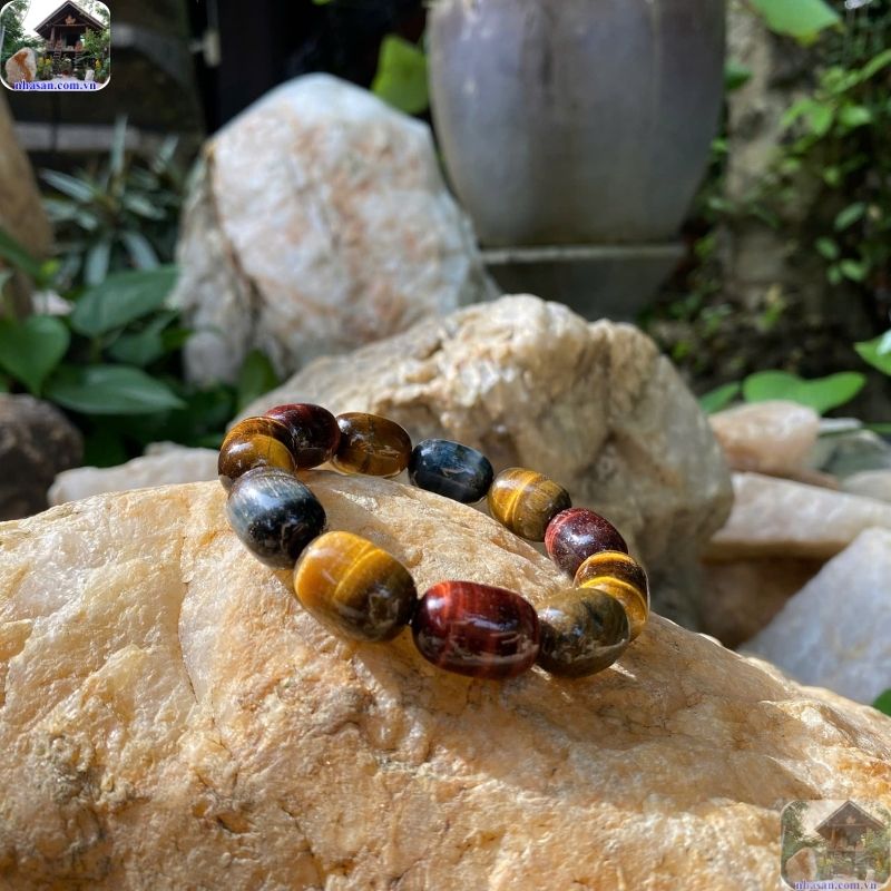 Lu thống đá mắt hổ ngũ sắc Lu thống đá mắt hổ ngũ sắc