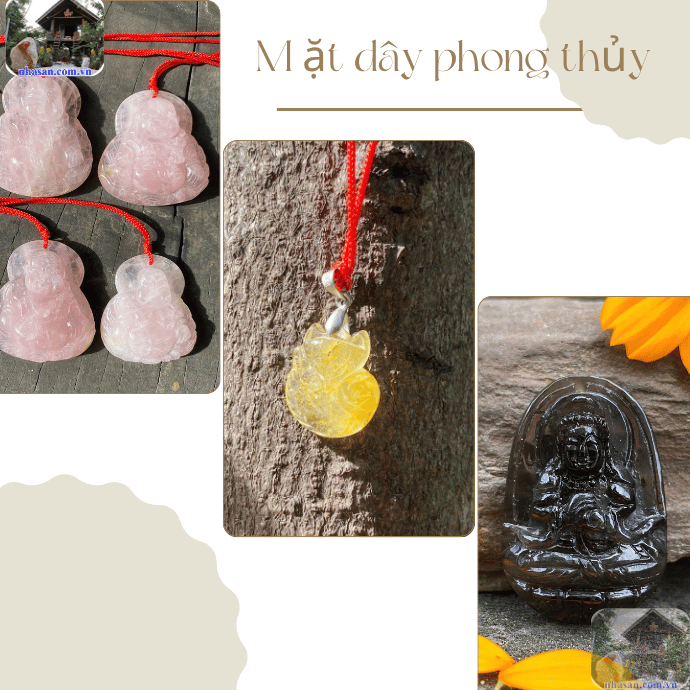 Mặt dây chuyền phong thủy đeo bên người để may mắn Mặt dây chuyền phong thủy đeo bên người để may mắn