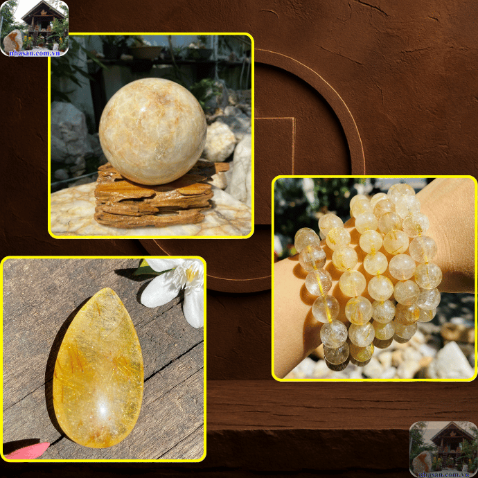Đá thạch anh màu vàng hợp mệnh Thổ Đá thạch anh màu vàng hợp mệnh Thổ