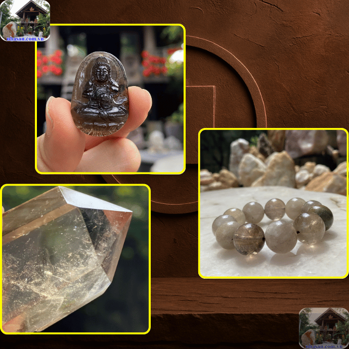 Đá thạch anh khói hợp mệnh Thổ Đá thạch anh khói hợp mệnh Thổ