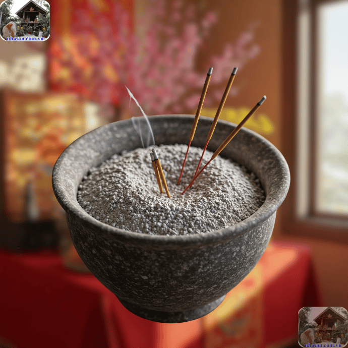 Tro trấu tượng trưng cho sự thanh tịnh, nhẹ nhàng và thuần khiết Tro trấu tượng trưng cho sự thanh tịnh, nhẹ nhàng và thuần khiết