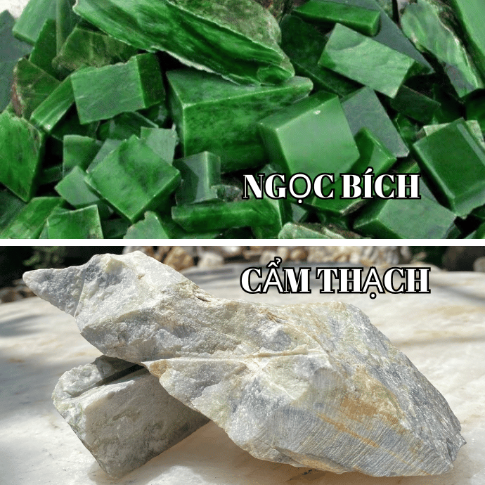Giữa ngọc bích và cẩm thạch cái nào quý hơn? Giữa ngọc bích và cẩm thạch cái nào quý hơn?