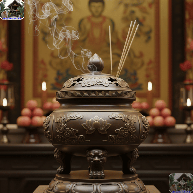 Bát hương là nơi tập trung linh khí, là cầu nối giữa thế giới trần gian và thế giới tâm linh Bát hương là nơi tập trung linh khí, là cầu nối giữa thế giới trần gian và thế giới tâm linh