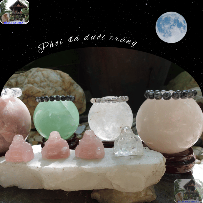 Phơi đá dưới trăng giúp nạp năng lượng dương tích cực từ thiên nhiên Phơi đá dưới trăng giúp nạp năng lượng dương tích cực từ thiên nhiên