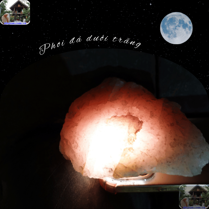 Nên bắt đầu phơi đá từ lúc trăng lên cao Nên bắt đầu phơi đá từ lúc trăng lên cao