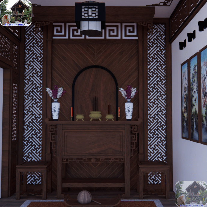 Theo phong thủy, bát hương được đặt theo số lẻ Theo phong thủy, bát hương được đặt theo số lẻ