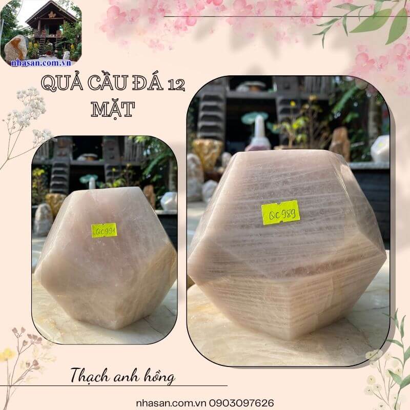 Quả cầu đá 12 mặt có thể được đặt ở nhiều vị trí khác nhau trong nhà Quả cầu đá 12 mặt có thể được đặt ở nhiều vị trí khác nhau trong nhà