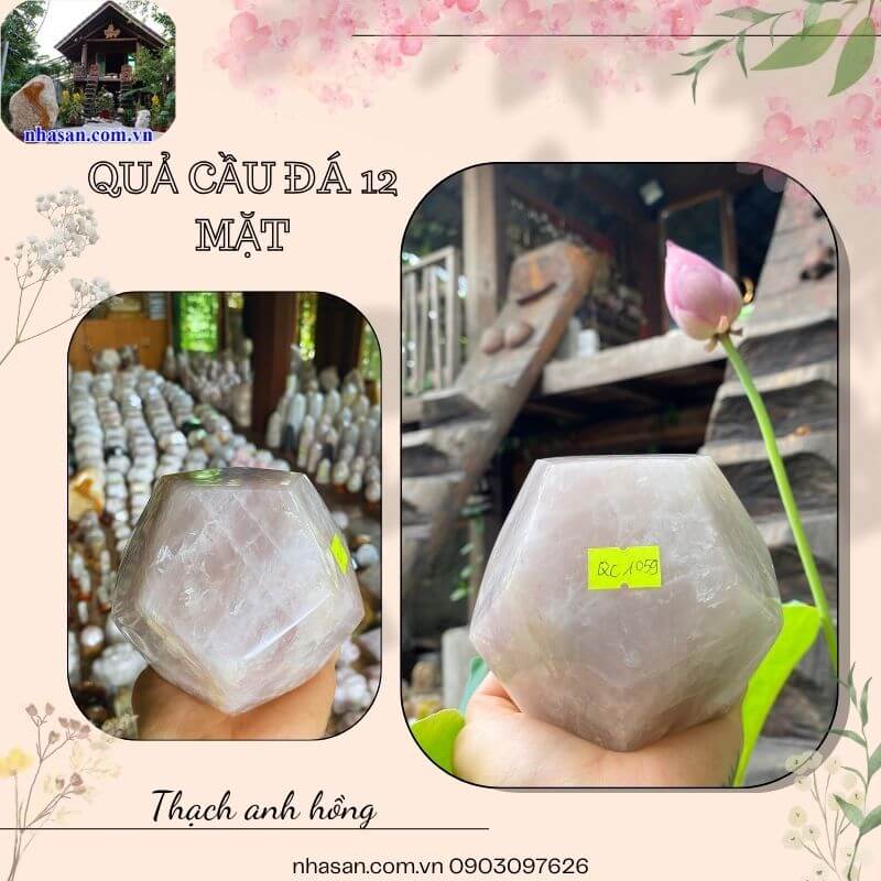 Quả cầu đá 12 mặt (thập nhị giác) phong thủy có nhiều tác động tích cực Quả cầu đá 12 mặt (thập nhị giác) phong thủy có nhiều tác động tích cực