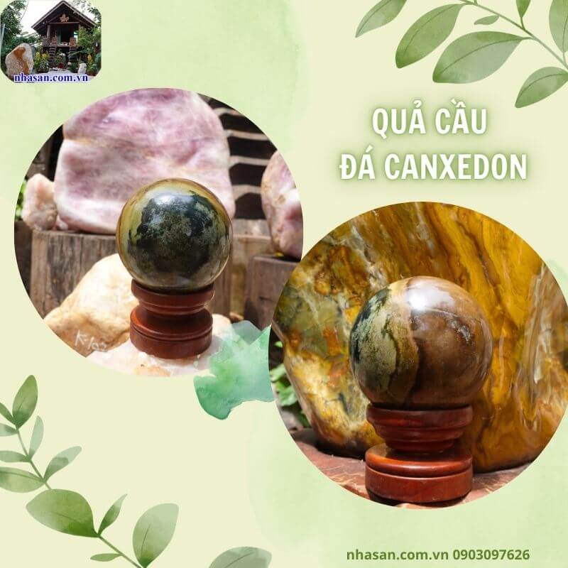 Quả cầu canxedon là biểu tượng của lạc quan vui vẻ Quả cầu canxedon là biểu tượng của lạc quan vui vẻ