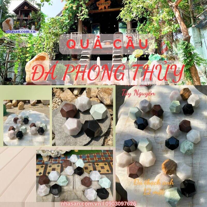 Quả cầu đá đa giác 12 mặt Quả cầu đá đa giác 12 mặt