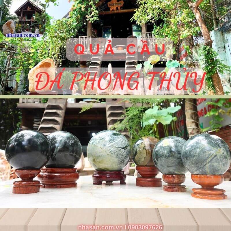Quả cầu đá phong thủy được cho là chứa đựng nguyên khí của đất trời  Quả cầu đá phong thủy được cho là chứa đựng nguyên khí của đất trời