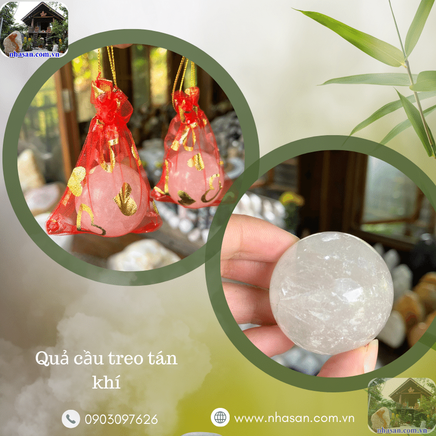 Quả cầu treo tán khí Quả cầu treo tán khí