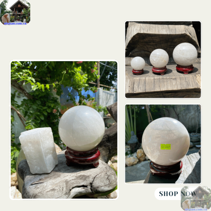 Tất tần tật về quả cầu thạch anh trắng có tác dụng gì Tất tần tật về quả cầu thạch anh trắng có tác dụng gì