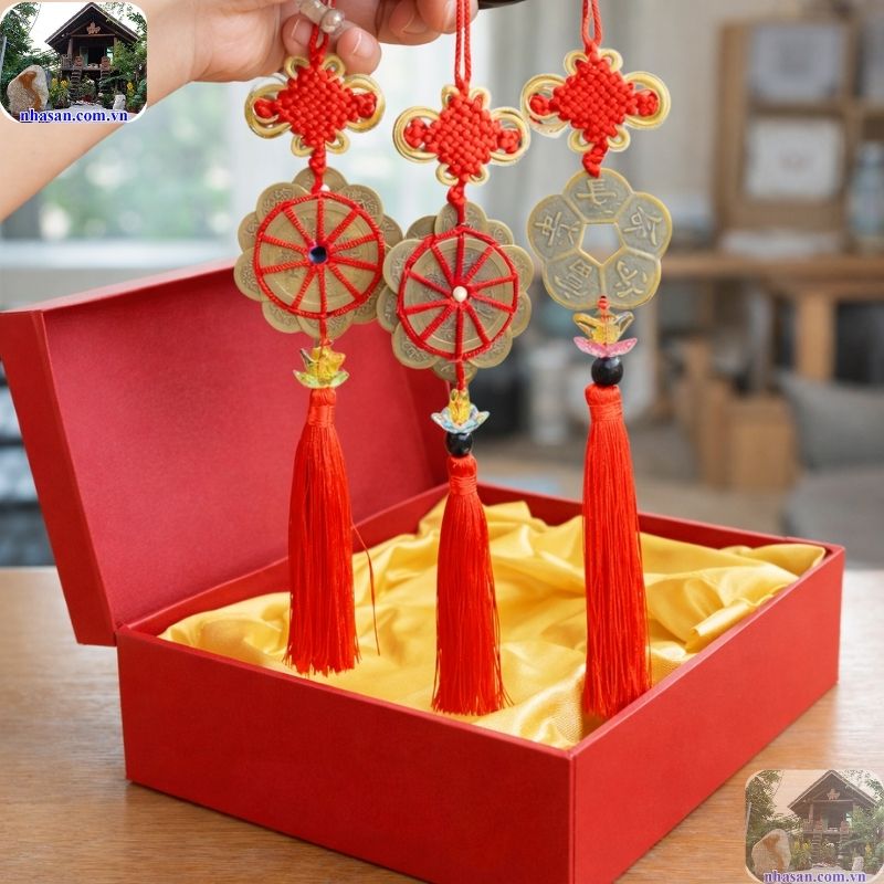 Trong phong thủy, tiền xu là biểu tượng của tài lộc Trong phong thủy, tiền xu là biểu tượng của tài lộc