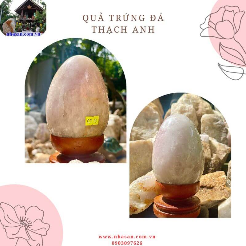 Quả trứng đá thạch anh là một vật phẩm phong thủy mang nhiều ý nghĩa tốt đẹp Quả trứng đá thạch anh là một vật phẩm phong thủy mang nhiều ý nghĩa tốt đẹp