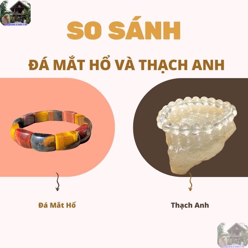 So sánh đá Mắt Hổ và đá Thạch Anh chi tiết So sánh đá Mắt Hổ và đá Thạch Anh chi tiết