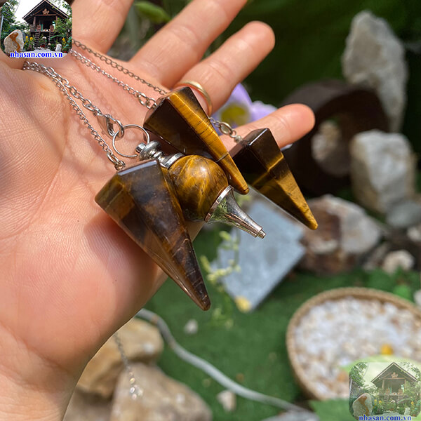 Con lắc cảm xạ đá mắt hổ Con lắc cảm xạ đá mắt hổ