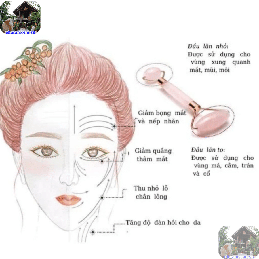 Cách sử dụng cây lăn mặt đá thạch anh hiệu quả Cách sử dụng cây lăn mặt đá thạch anh hiệu quả