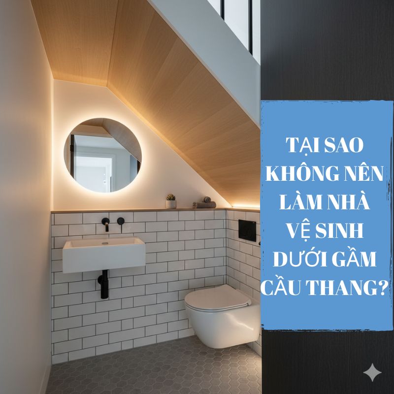 Lý do tại sao không nên làm nhà vệ sinh dưới gầm cầu thang? Lý do tại sao không nên làm nhà vệ sinh dưới gầm cầu thang?