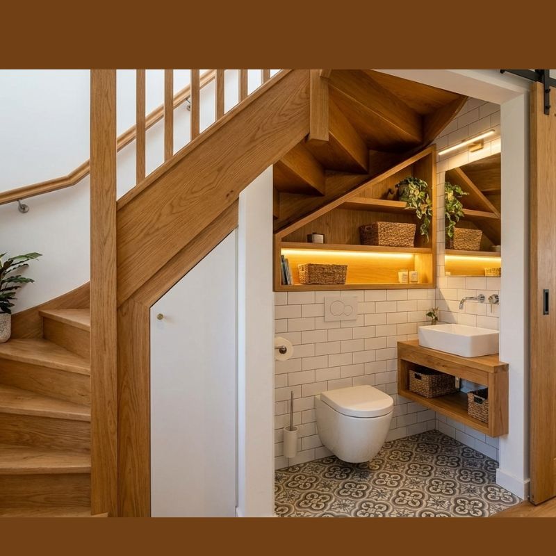 Thực trạng bố trí nhà vệ sinh dưới gầm cầu thang tại Việt Nam Thực trạng bố trí nhà vệ sinh dưới gầm cầu thang tại Việt Nam