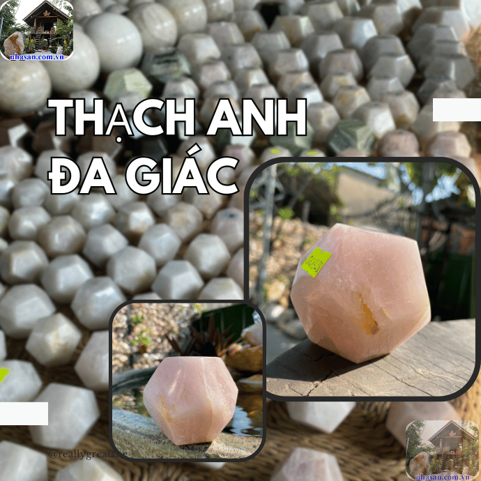 Các mặt cắt của thạch anh đa giác giúp khuếch tán năng lượng tích cực Các mặt cắt của thạch anh đa giác giúp khuếch tán năng lượng tích cực