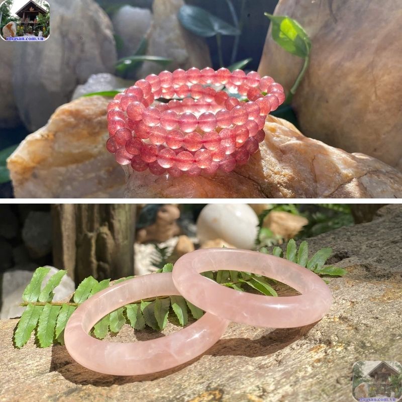 So sánh nhanh thạch anh hồng và thạch anh dâu tây So sánh nhanh thạch anh hồng và thạch anh dâu tây