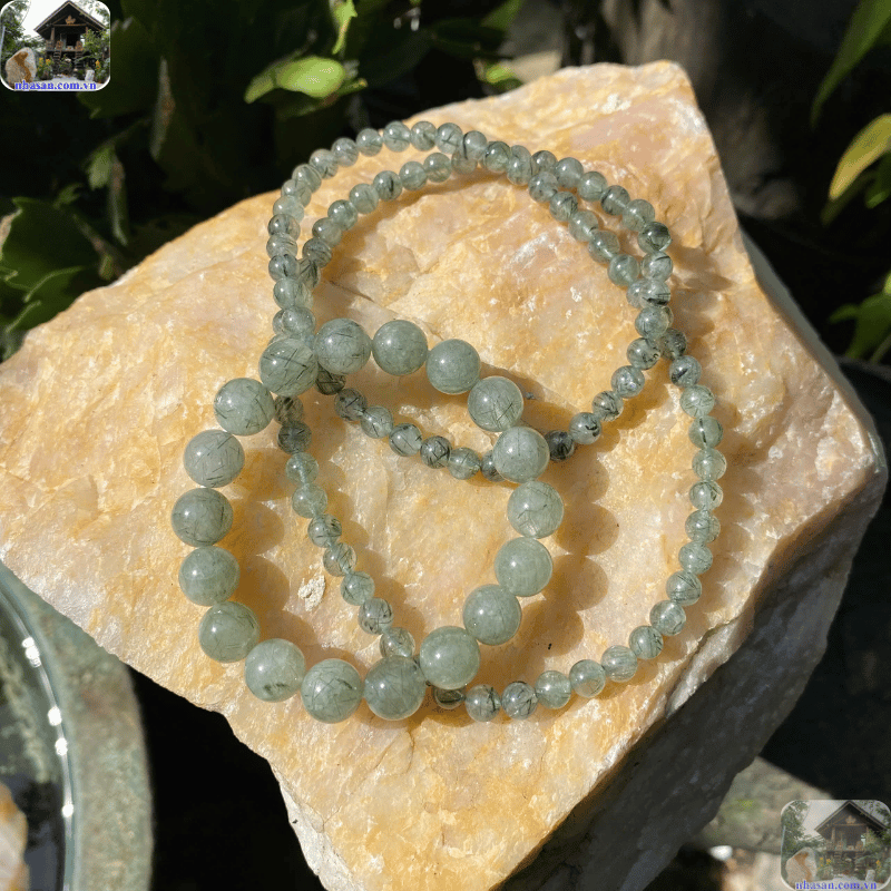 Thạch anh tóc xanh rêu cho người mệnh Mộc và Hoả Thạch anh tóc xanh rêu cho người mệnh Mộc và Hoả