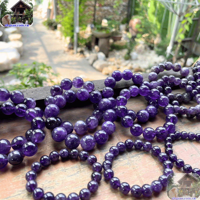 Thạch anh tím có tác dụng trấn an tốt cho người mệnh Kim Thạch anh tím có tác dụng trấn an tốt cho người mệnh Kim