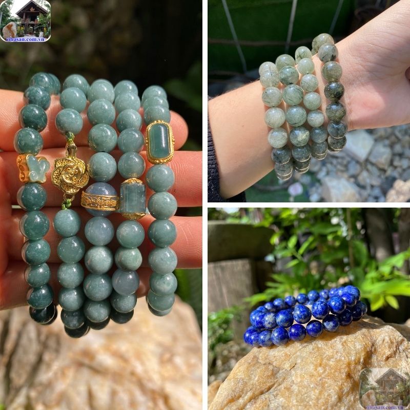 Vòng tay phong thủy cho Thạch Lựu Mộc & Đại Lâm Mộc Vòng tay phong thủy cho Thạch Lựu Mộc & Đại Lâm Mộc