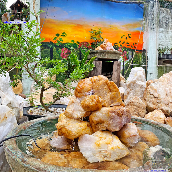 Thạch thủy bình đá thạch anh hồng tự nhiên Thạch thủy bình đá thạch anh hồng tự nhiên