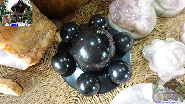 Bộ thất tinh trận đá bồ kết đen Bộ thất tinh trận đá bồ kết đen